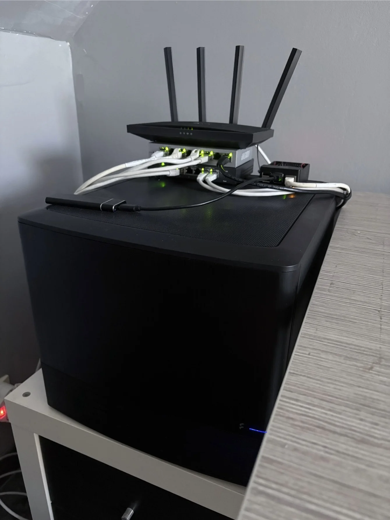 Photo de mon homelab