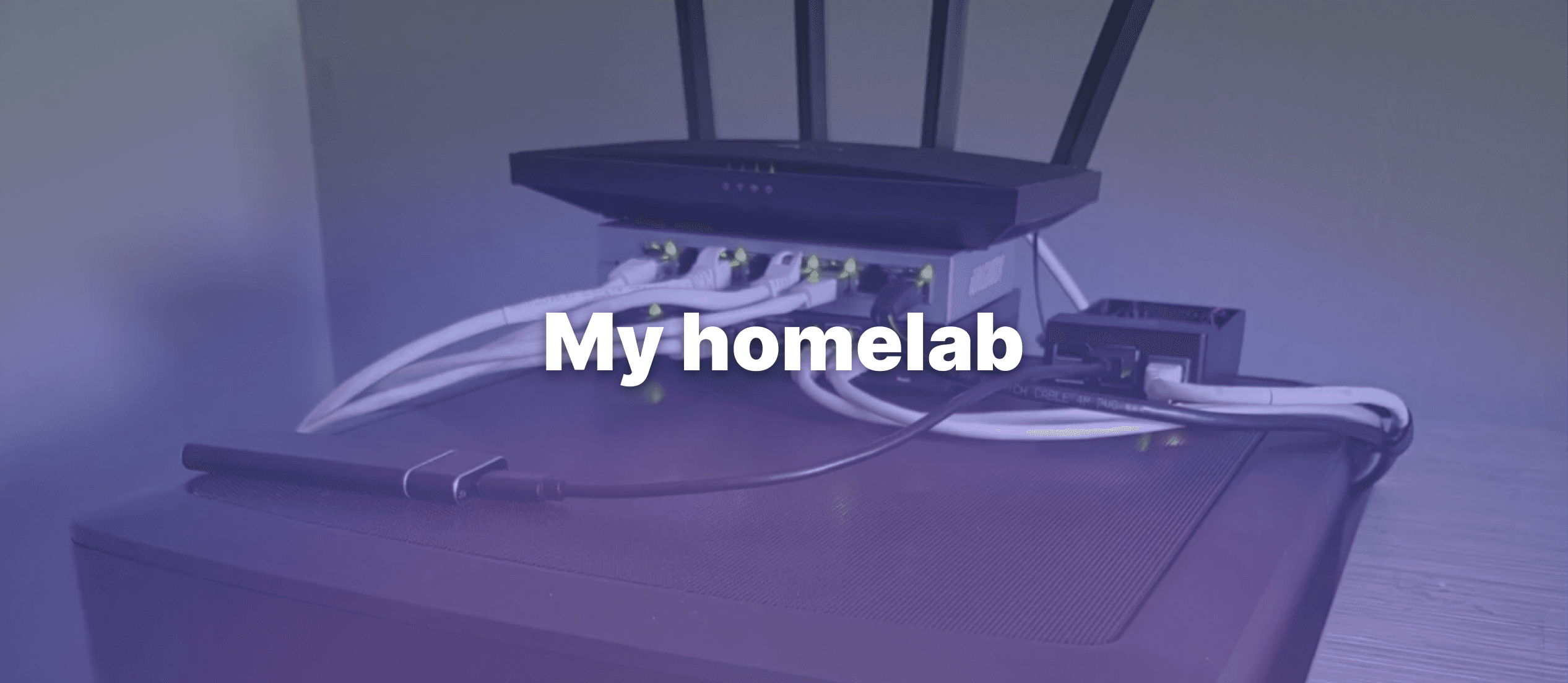 Homelab infrastructure